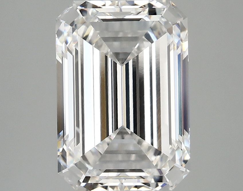 2.88 Carat F-VVS2 Emerald Lab Diamond