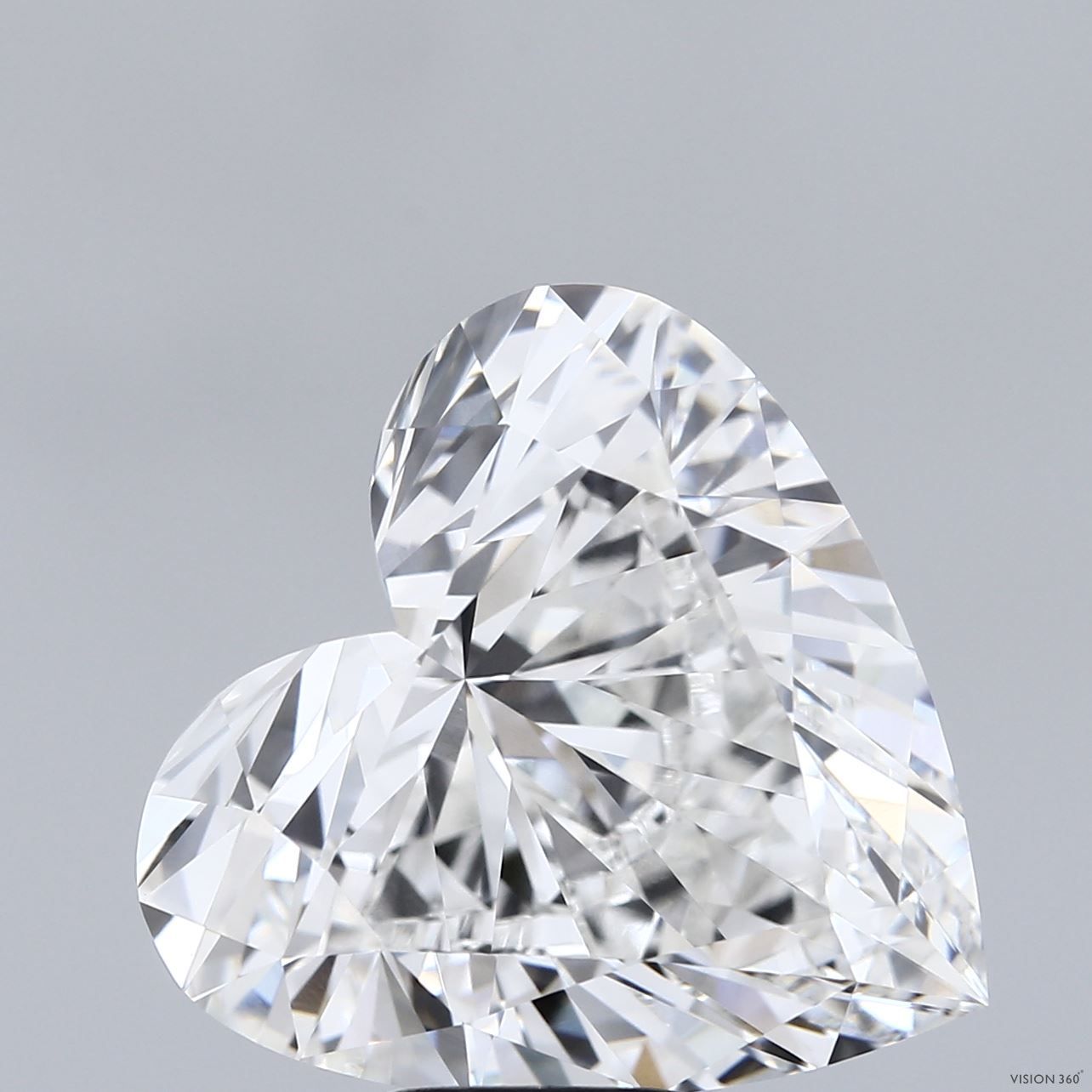10.10 Carat F-VVS1 Heart Lab Diamond