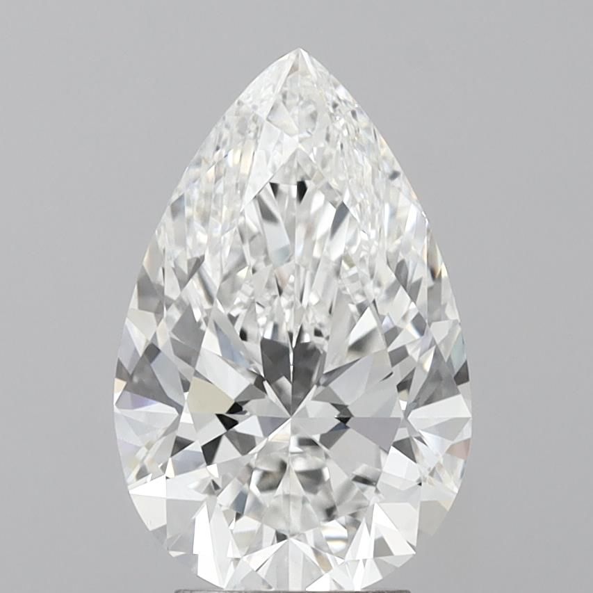 4.25 Carat E-VVS2 Pear Lab Diamond