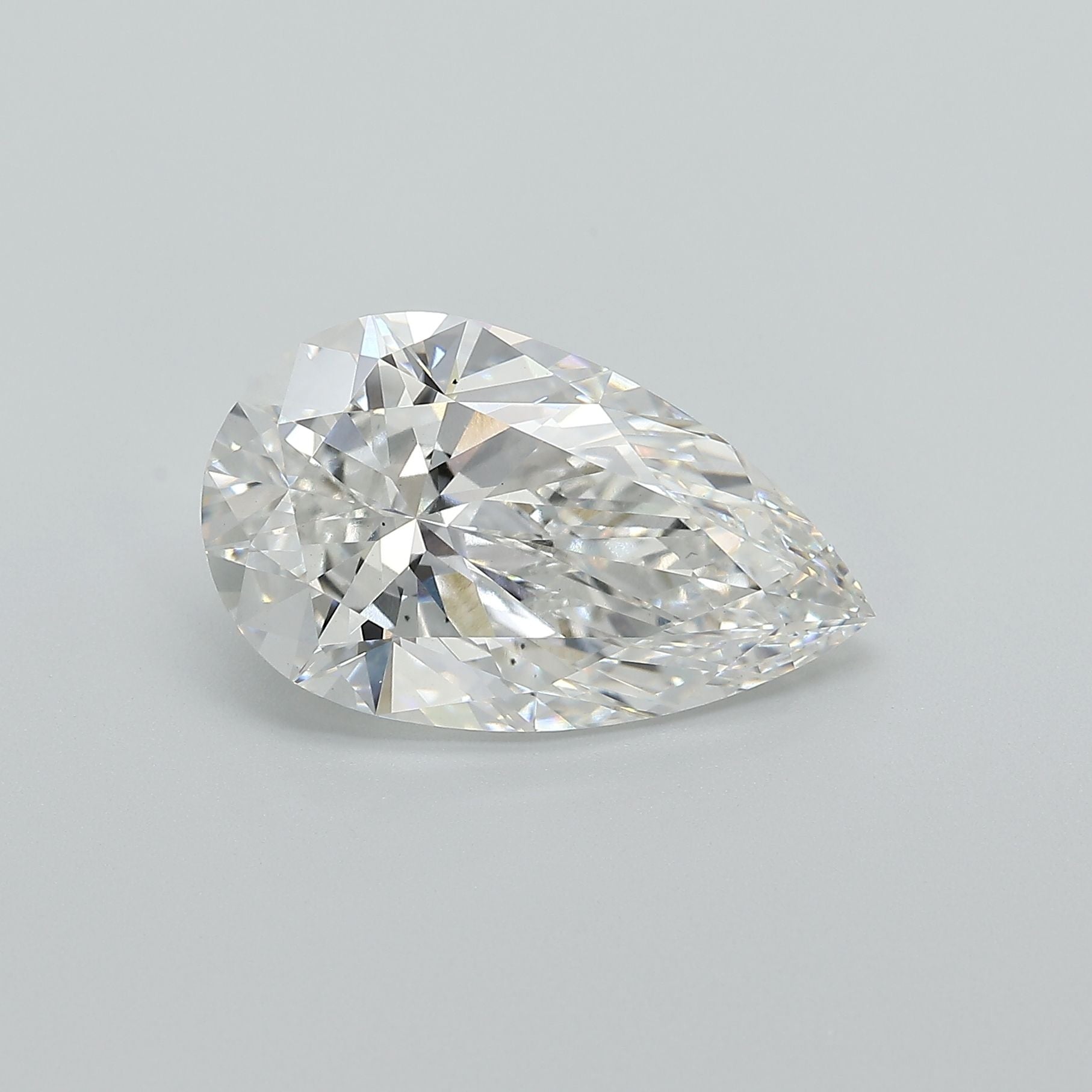 5.31 Carat F-VS1 Pear Lab Diamond