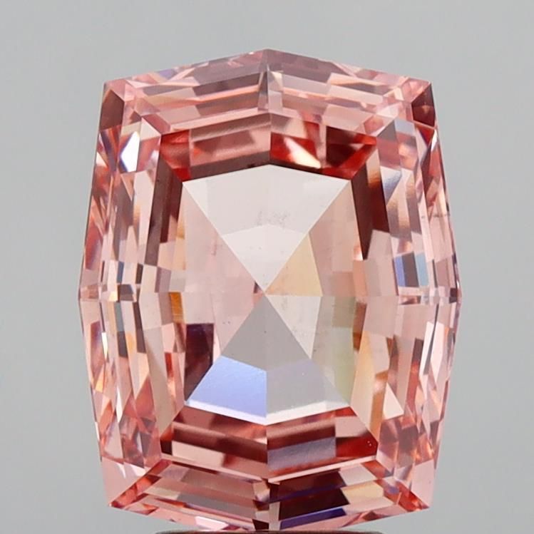 5.17 Carat Cushion Cut Fancy Pink