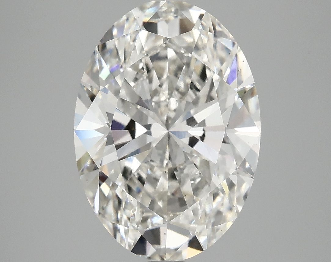 3.86 Carat G-VS2 Oval Lab Diamond