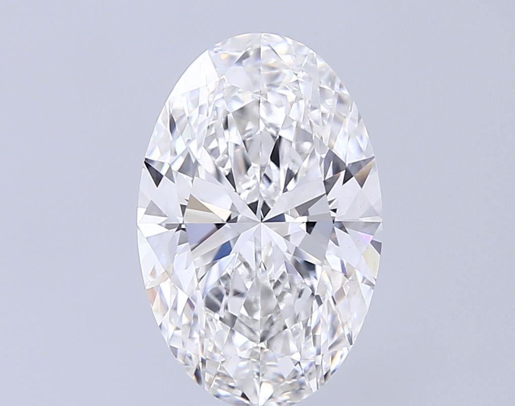 4.00 Carat F-VVS2 Oval Lab Diamond