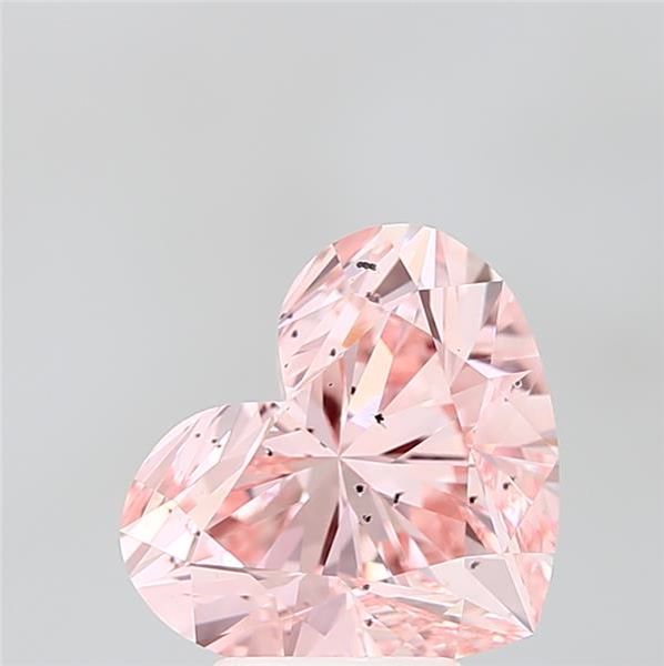 4.05 Carat Heart Cut Fancy Pink