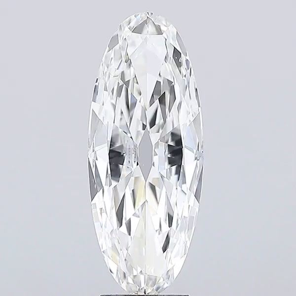 4.03 Carat F-VVS2 Oval Lab Diamond