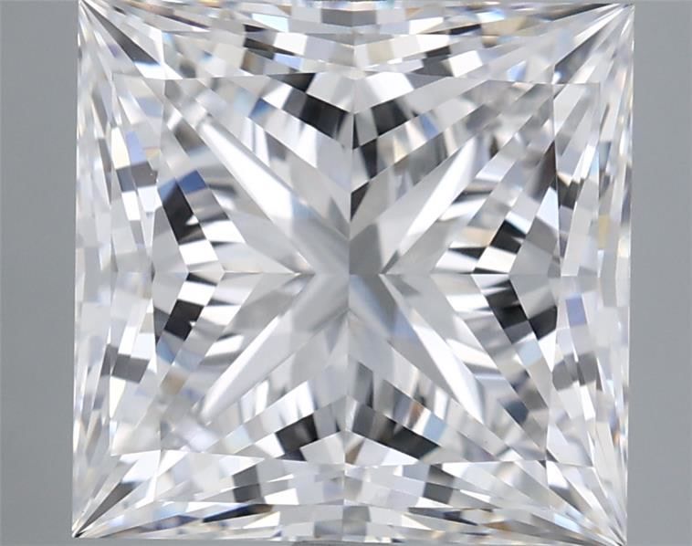 6.06 Carat E-VVS2 Princess Lab Diamond