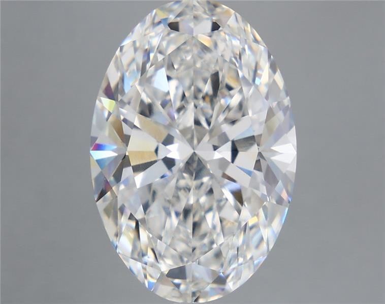 8.13 Carat F-VVS2 Oval Lab Diamond