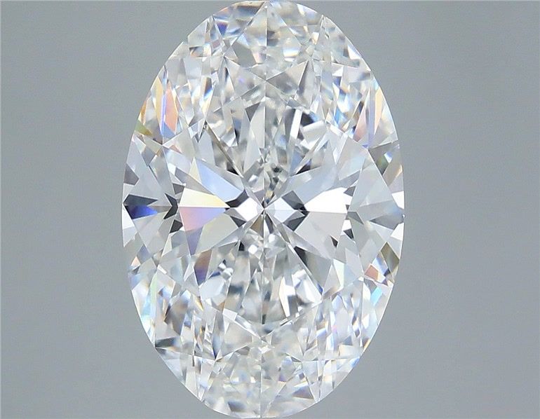 7.06 Carat E-VVS2 Oval Lab Diamond