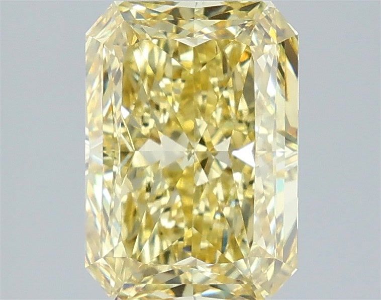3.09 Carat Radiant Cut Fancy Yellow