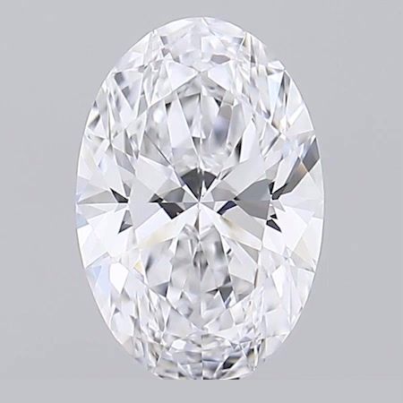 1.27 Carat D-VVS1 Oval Lab Diamond