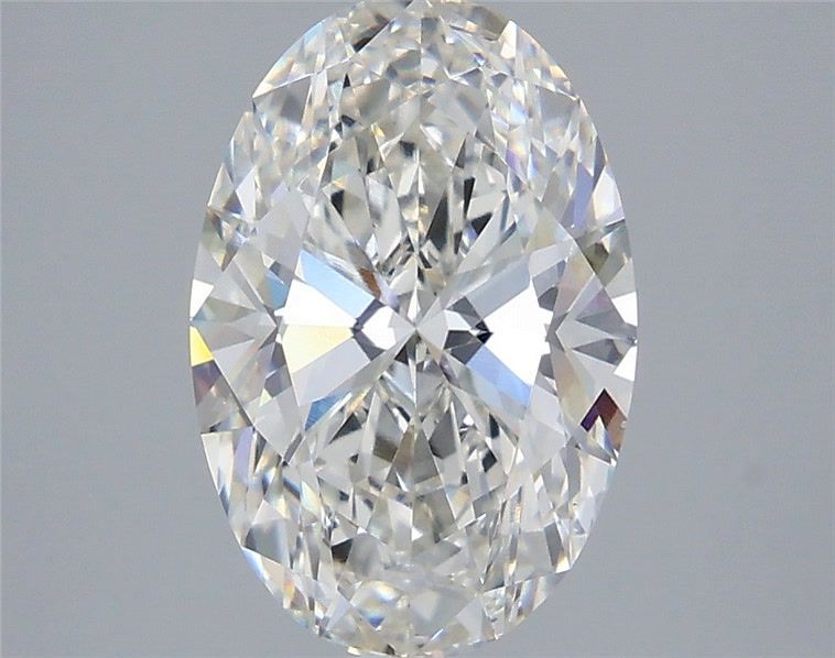4.07 Carat G-VS1 Oval Lab Diamond
