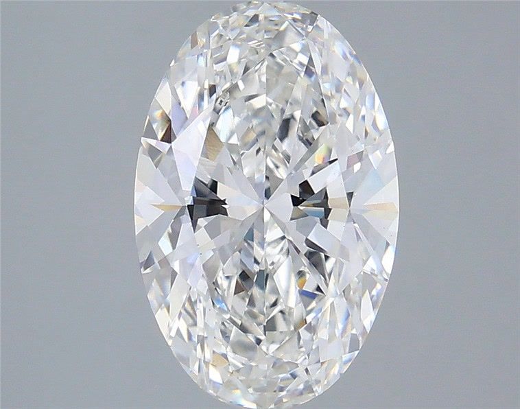 2.97 Carat F-VVS2 Oval Lab Diamond