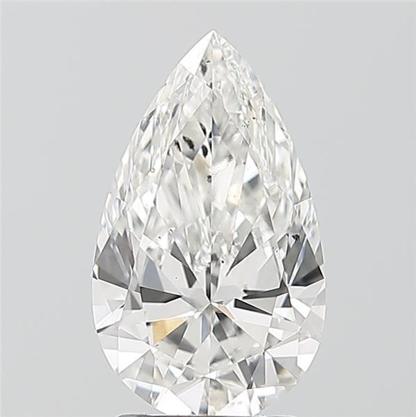 2.03 Carat F-SI1 Pear Lab Diamond
