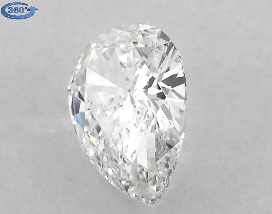 1.50 Carat F-SI1 Pear Cut Diamond