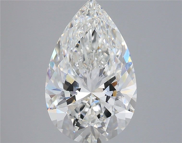 5.06 Carat F-VVS2 Pear Lab Diamond