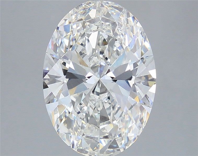 4.20 Carat F-VVS2 Oval Lab Diamond