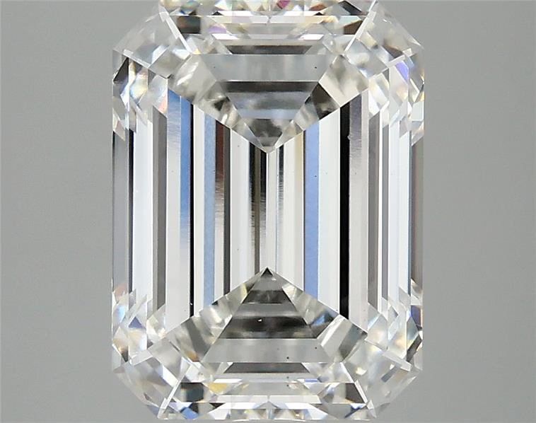 4.09 Carat F-VS1 Emerald Lab Diamond