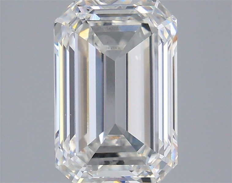 3.23 Carat F-VVS2 Emerald Lab Diamond