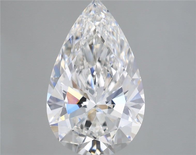 5.22 Carat F-VS1 Pear Lab Diamond