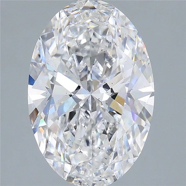 3.55 Carat E-SI1 Oval Lab Diamond