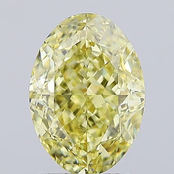 3.2 Carat Oval Cut Fancy Yellow