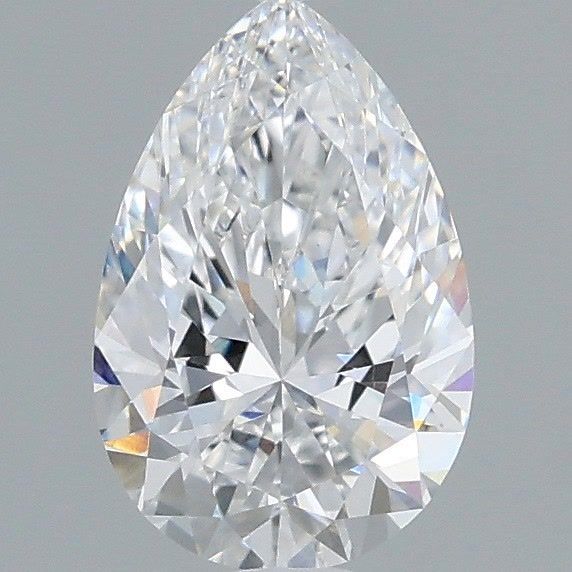 1.00 Carat D-VVS2 Pear Lab Diamond