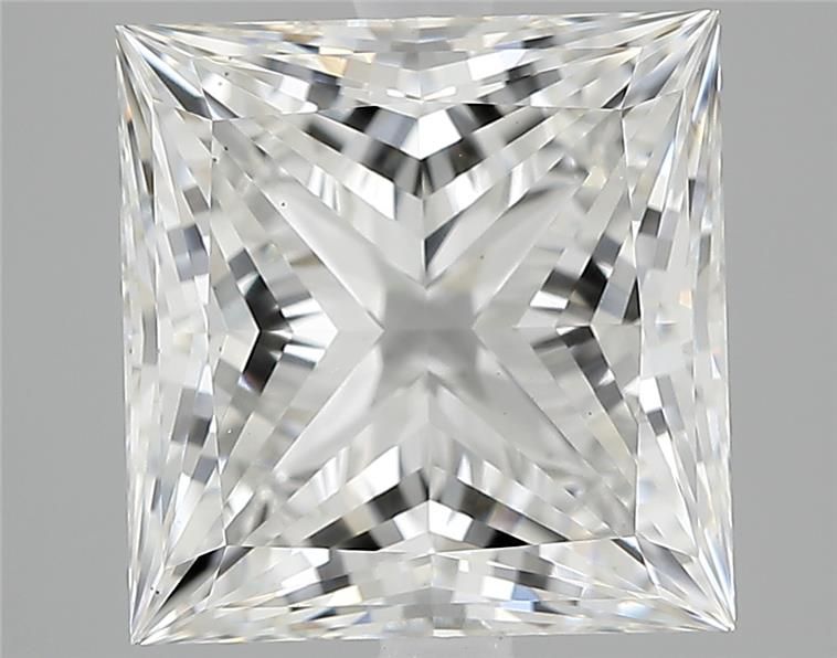 3.70 Carat G-VS1 Princess Lab Diamond