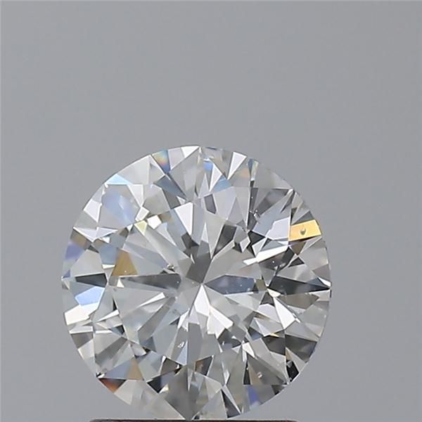 1.37 Carat F-SI1 Round Cut Diamond