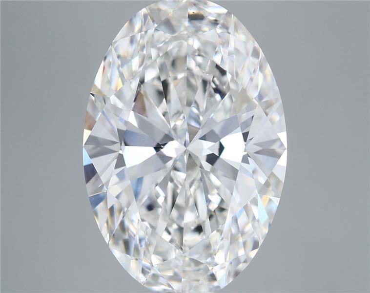 7.07 Carat E-VVS2 Oval Lab Diamond