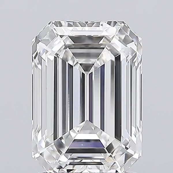 2.55 Carat F-VS1 Emerald Lab Diamond