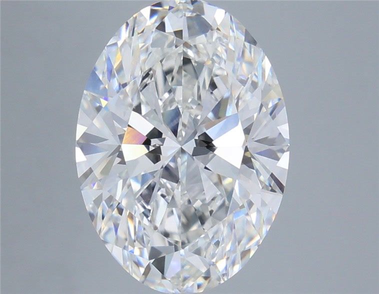5.60 Carat E-VVS2 Oval Lab Diamond