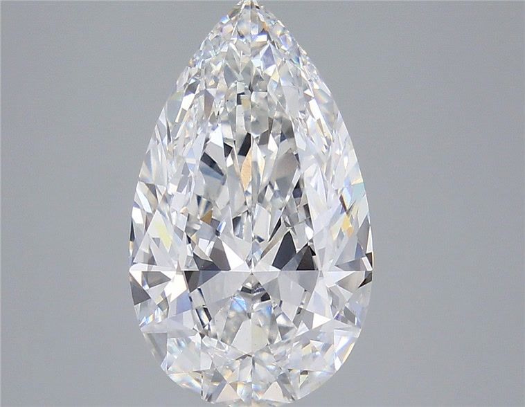 4.52 Carat D-VS1 Pear Lab Diamond