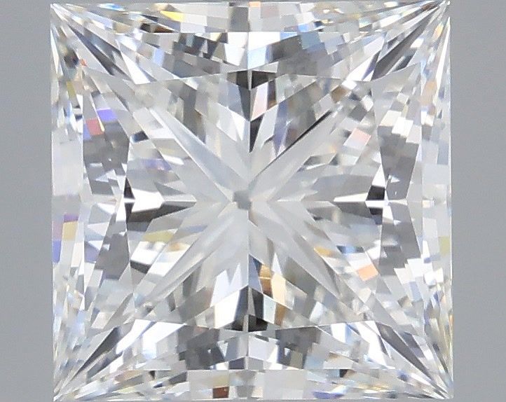 4.52 Carat F-VVS2 Princess Lab Diamond