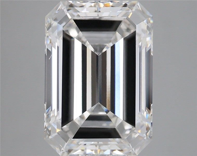 5.24 Carat F-VVS2 Emerald Lab Diamond