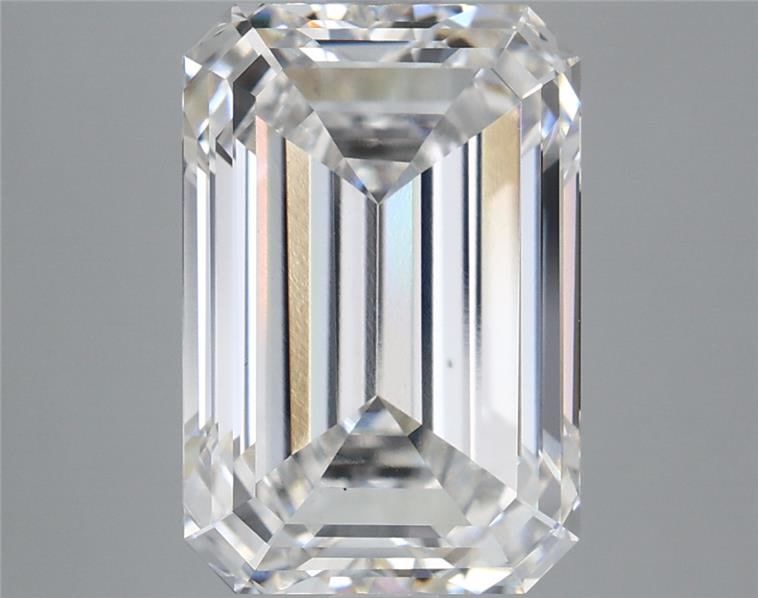 5.44 Carat F-VS1 Emerald Lab Diamond