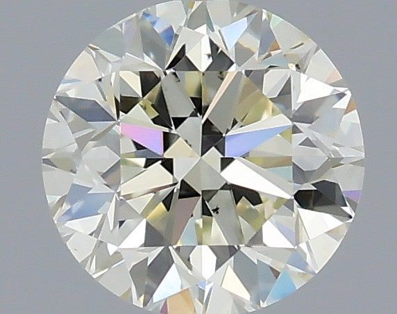 0.91 Carat L-VS2 Round Cut Diamond