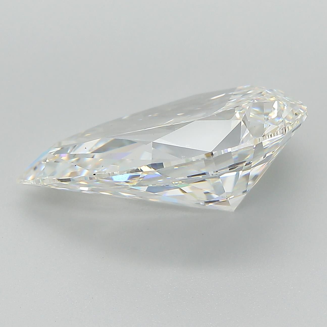 5.86 Carat E-VS2 Pear Lab Diamond