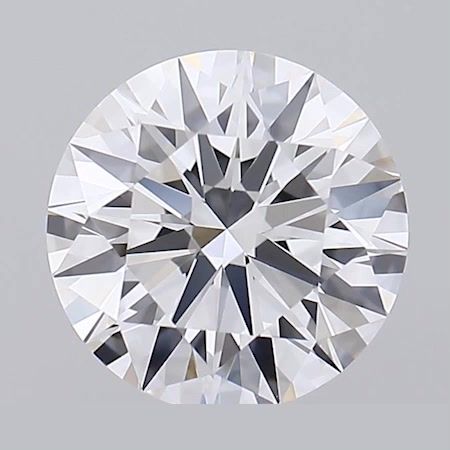 1.73 Carat D-IF Round Lab Diamond