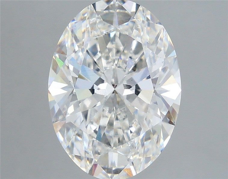 3.88 Carat F-VVS2 Oval Lab Diamond