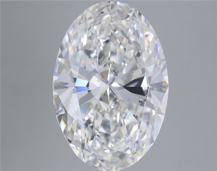 6.18 Carat F-VS1 Oval Lab Diamond