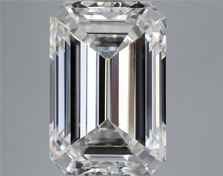 8.38 Carat F-VS2 Emerald Lab Diamond