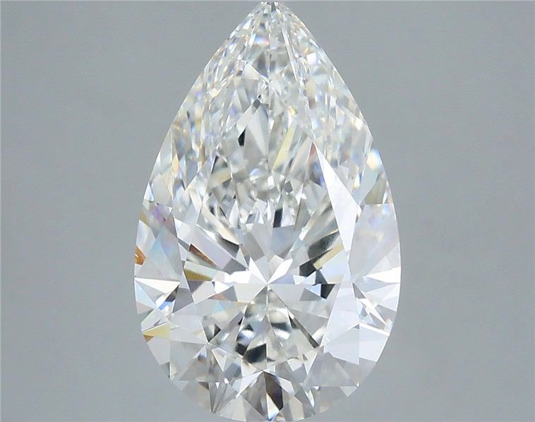 4.53 Carat G-VS1 Pear Lab Diamond