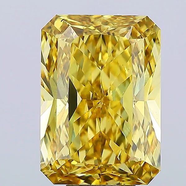 10.02 Carat Radiant Cut Fancy Yellow