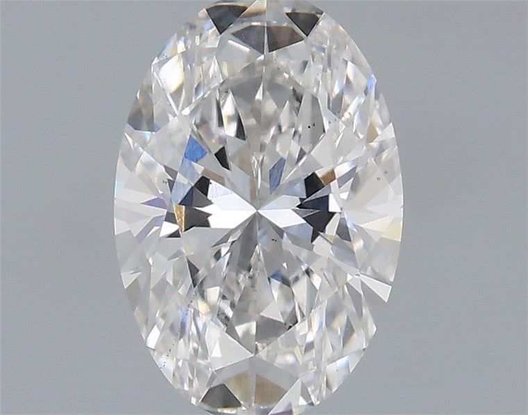0.84 Carat F-VS2 Oval Lab Diamond