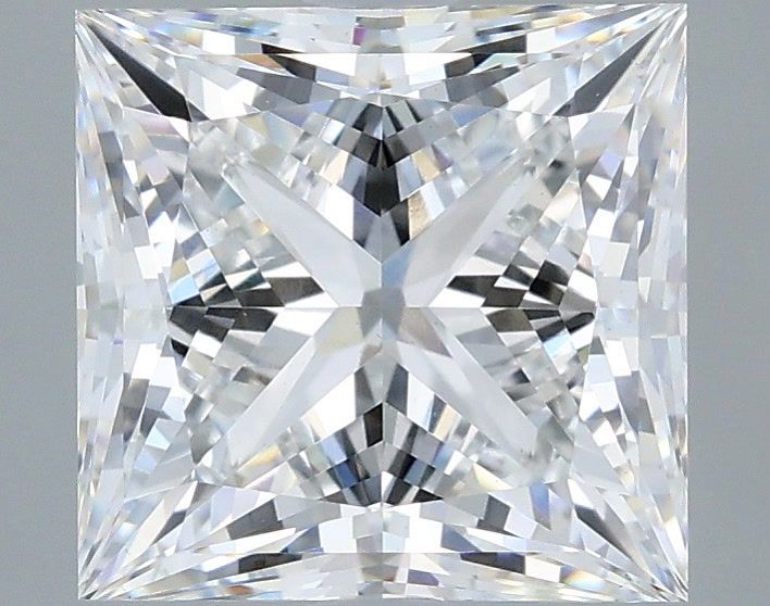 3.59 Carat E-VVS2 Princess Lab Diamond