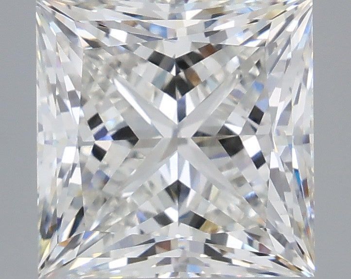 4.57 Carat F-VVS2 Princess Lab Diamond