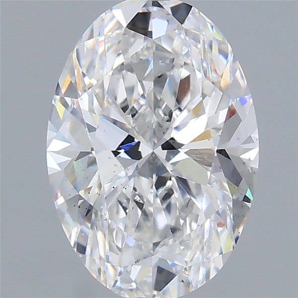 2.00 Carat D-SI1 Oval Lab Diamond