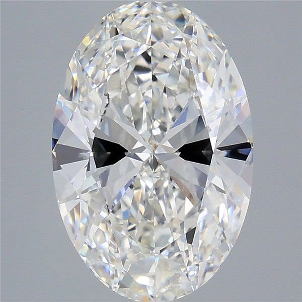 3.53 Carat F-VVS2 Oval Lab Diamond
