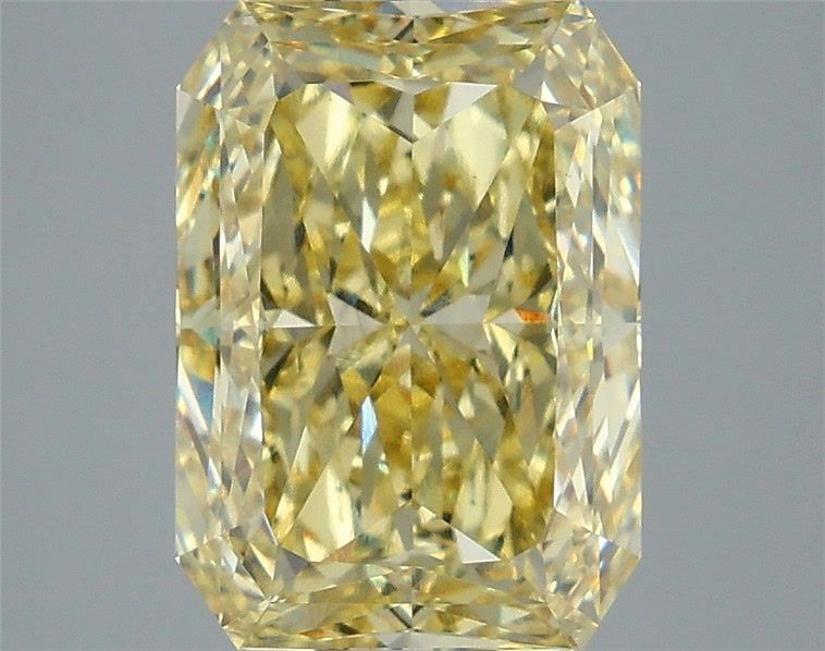 4.58 Carat Radiant Cut Fancy Yellow