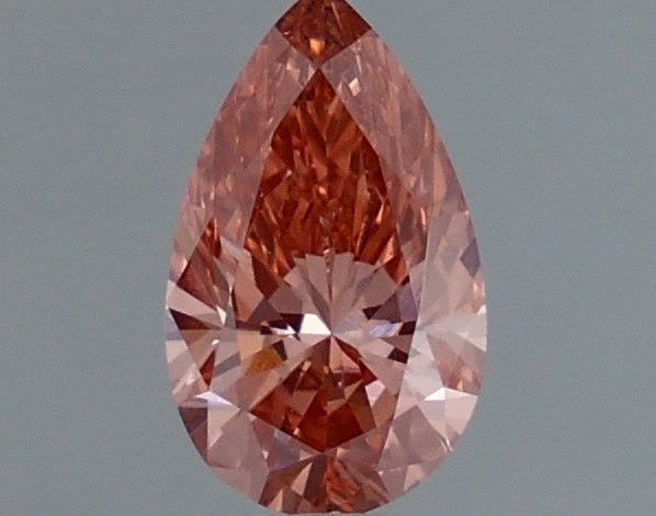 0.60 Carat Pear Cut Fancy Pink